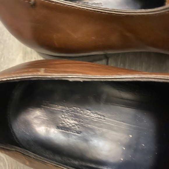 Ermenegildo Zegna Brown Leather Oxford Size 11 - Picture 2 of 16